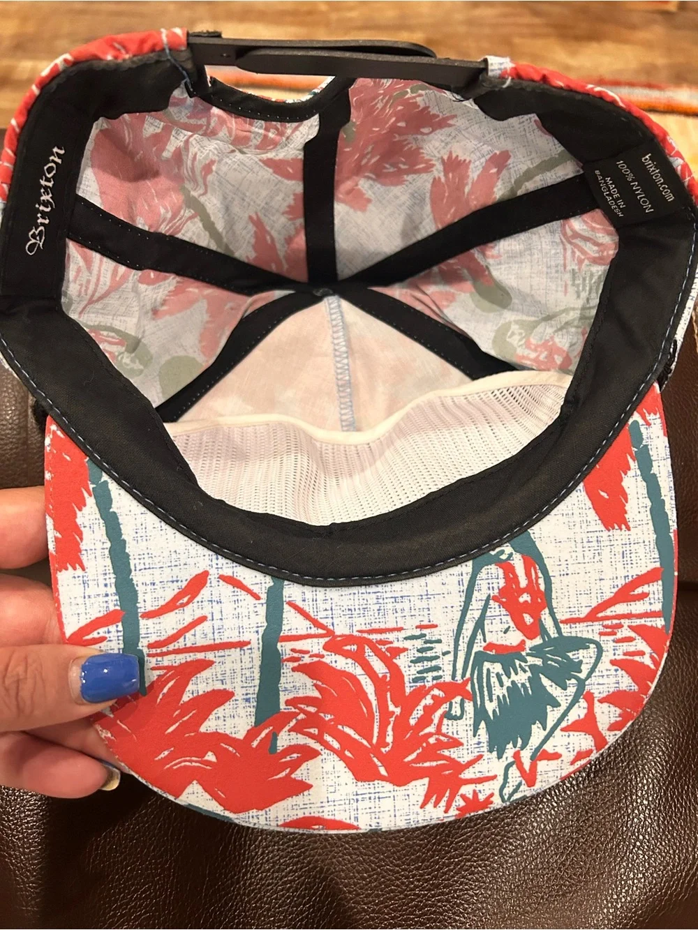 Brixton Hawaiian Henshaw Luau Snapback Rope Hat Cap Brxtn |
